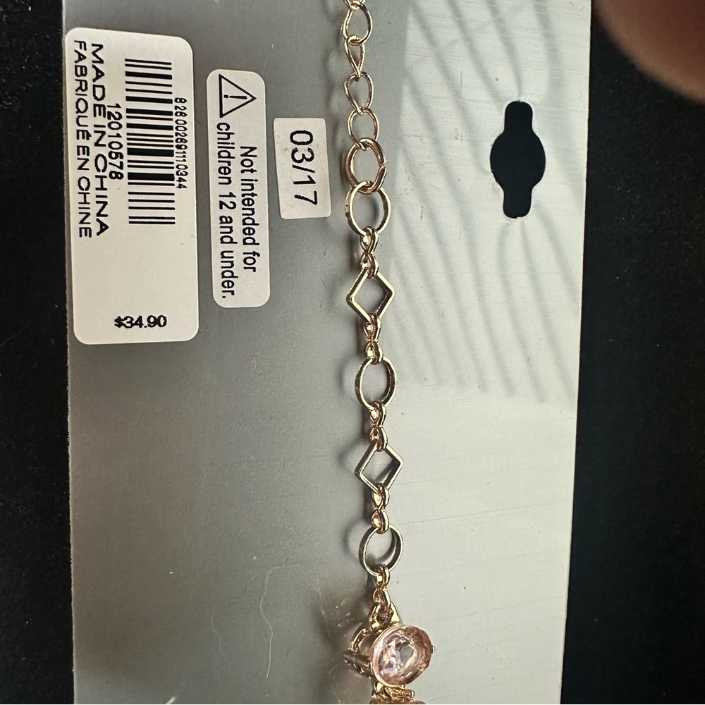 Express Choker, Pink Ice colored glass gemstones, nwt - Picture 13 of 17